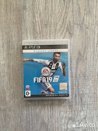 Диск FIFA 19 на PS3