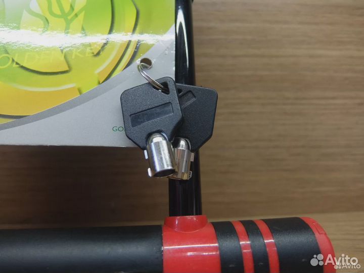 Противоугонный замок, U-образный, с ключом