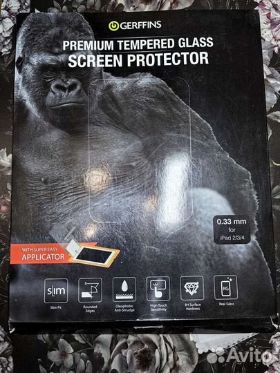 Защитное стекло на iPad 2/3/4