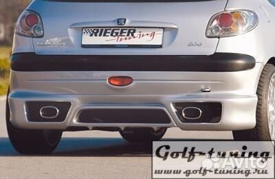 Peugeot 206 98-06 Накладка на задний бампер