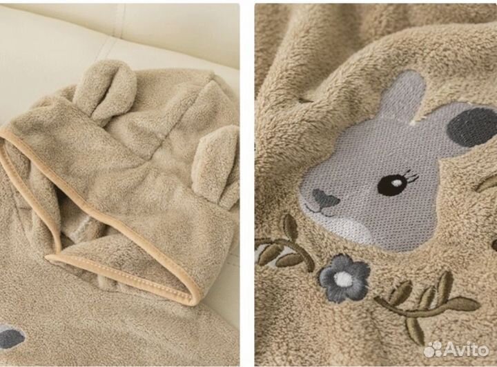 Полотенце пончо детское