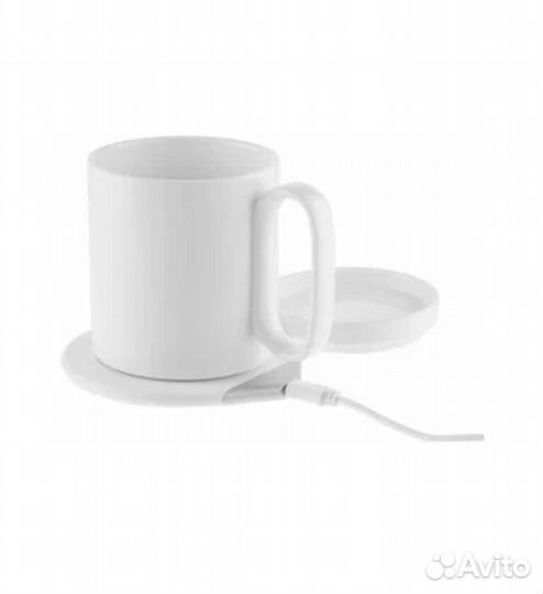 Кружка с подогревом и беспроводной зарядкой