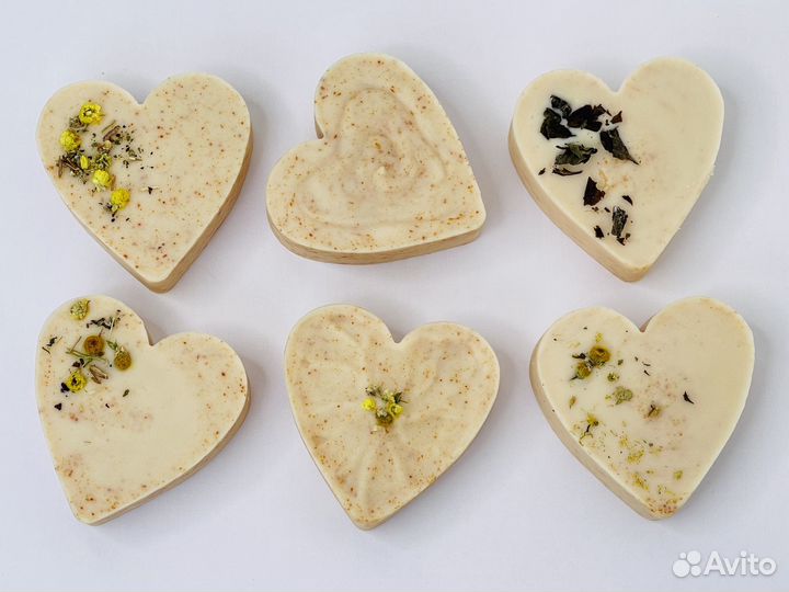 Натуральное мыло ручной работы «Молоко и мёд»