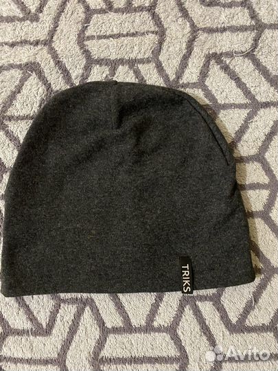 Мужская шапка серая