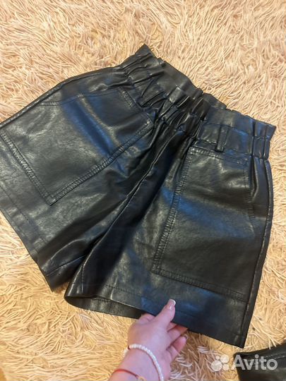 Кожаная юбка