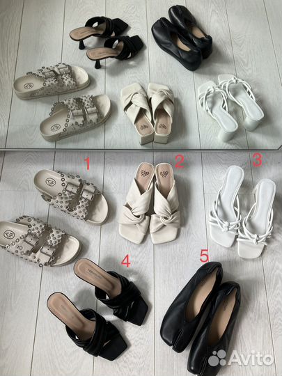 Моя летняя обувь сабо 37 EUR нат кожа