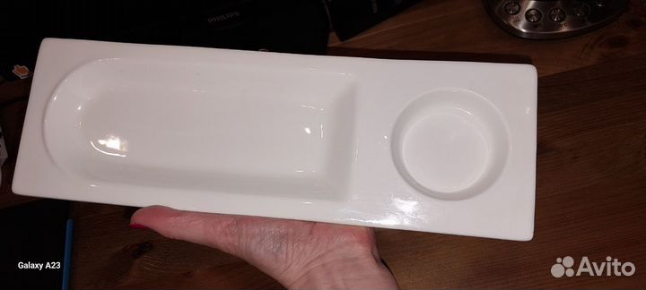 Тарелки для роллов (суши) + горшок для суккулента