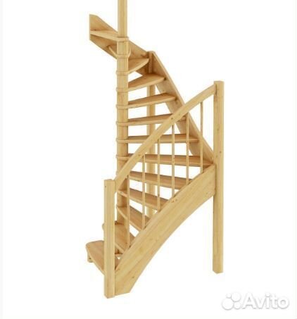 Лестница деревянная эконом