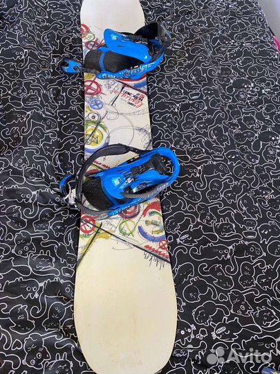 Сноуборд nidecker 164 см. + крепления + ботинки