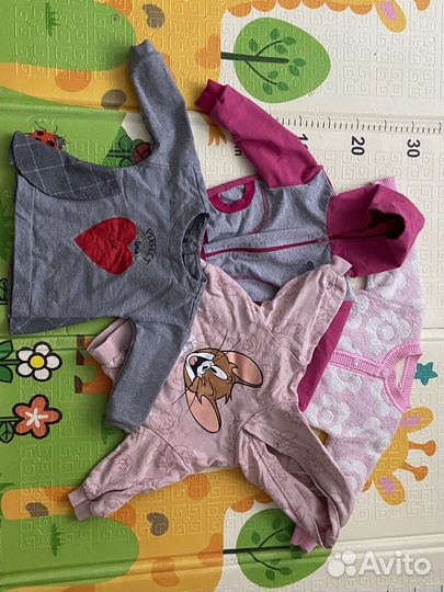 Детские вещи на девочку пакетом 86 92