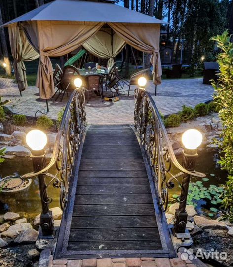 Мостик кованый