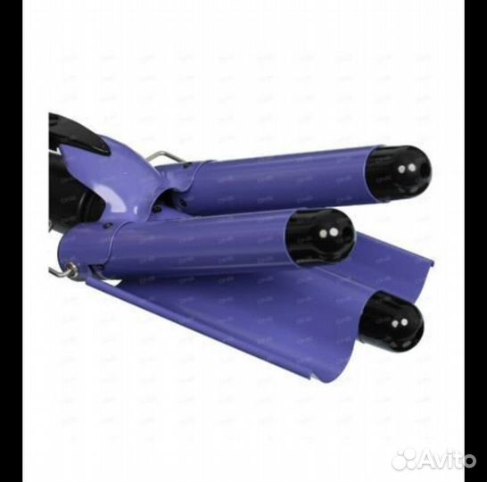 Стайлер тройной galaxy крупный локон