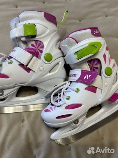 Коньки для девочки раздвижные 27 30