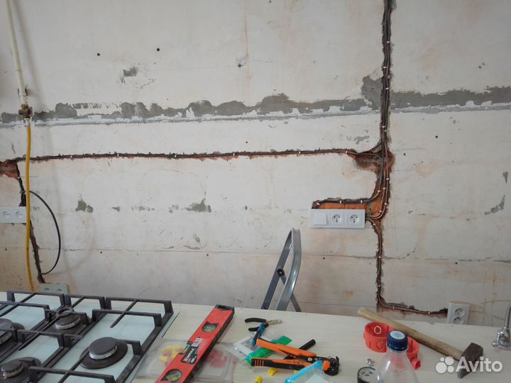 Электрика перенос розеток монтаж провода