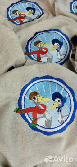 Машинная вышивка дтф печать на одежде,крое,шевроны