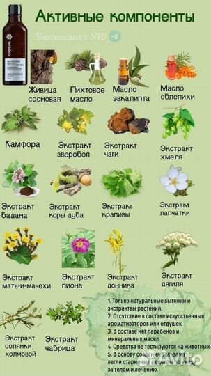 Бальзам широкого спектра действия «Корень» - Сибир