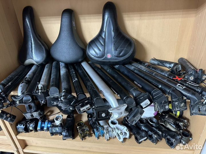 Подседельные штыри разных диаметров и длин