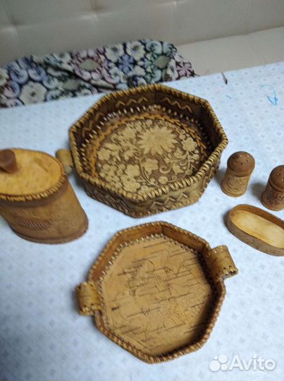 Изделия из бересты в хорошем состоянии