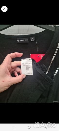 Туника топ Германия 60 62 хлопок новая