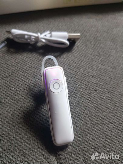 Headset Bluetooth Наушник-Гарнитура в 1 Ухо Белый
