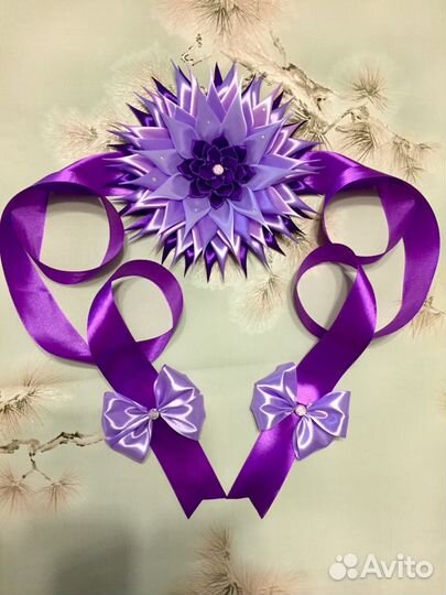 Банты на выписку ручной работы