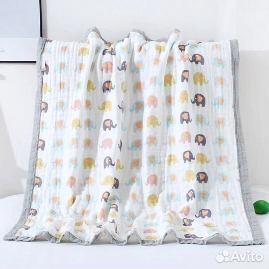 Муслиновые пледы для малышей