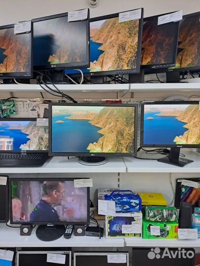 Широкоформатный 20 дюймовый монитор с гарантией