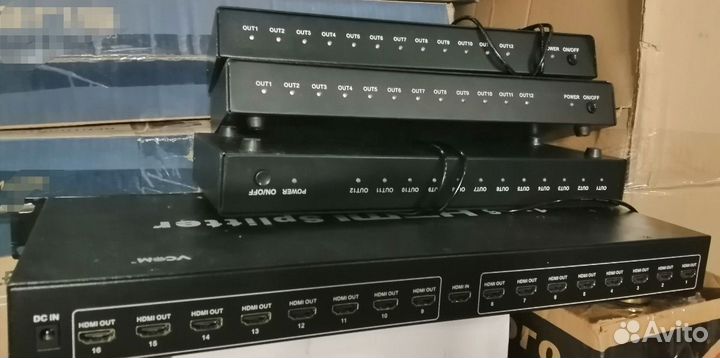 Vcom hdmi splitter сплиттер разветвитель