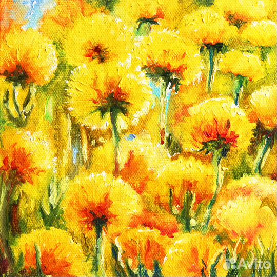 Картина маслом на холсте 