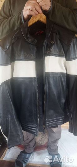 Кожаный костюм мужской мотоциклиста