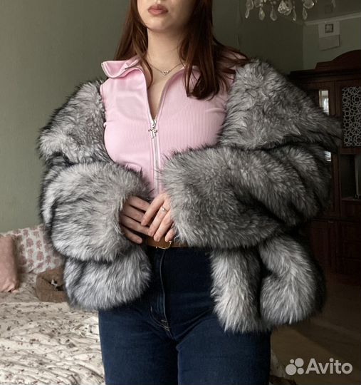 Шуба из искусственного меха