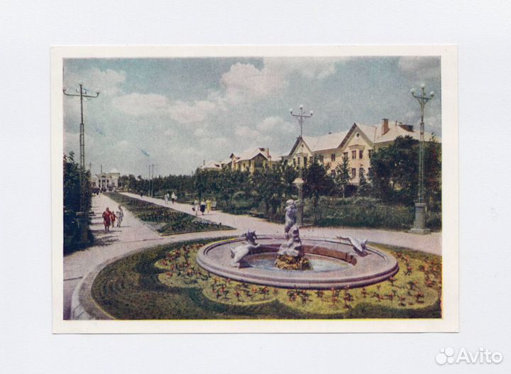 СССР Белгород Проспект Мира Ленина 1956 Трахман