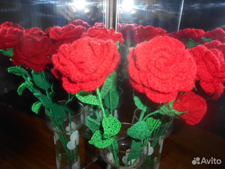 Розы ручной работы