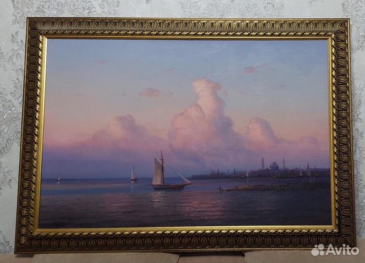 Картина маслом на холсте большая пейзаж