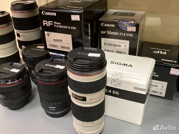 Canon EF 70 200mm f/4L USM новый 0 кадров