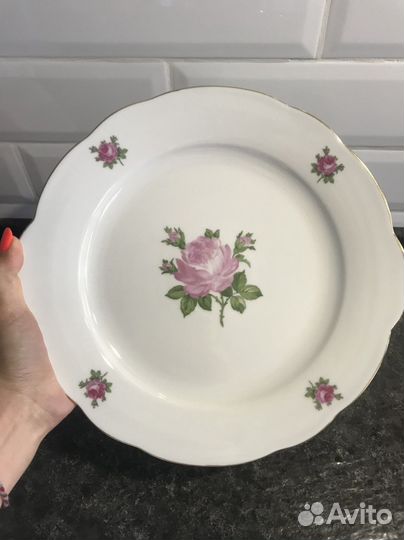 Большая тарелка блюдо гдр