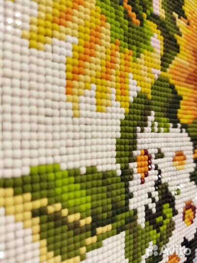 Алмазная мозаика Подсолнухи 40*50 см