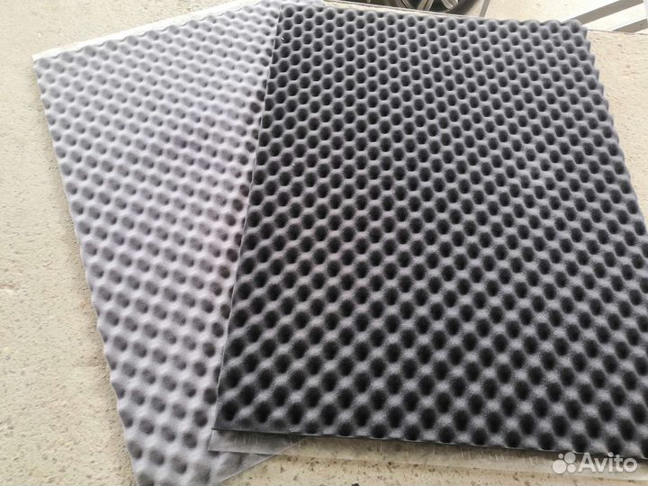 Звукоизоляция в двери Волна (4 листа)