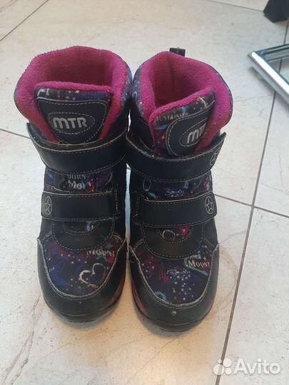 Сапоги зимние на девочку 32 размер