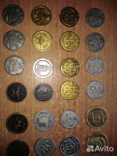 Монеты магазина магнит и пятёрочки