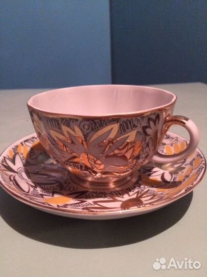 Чашка с блюдцем лфз
