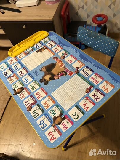 Детский стол и стул складные