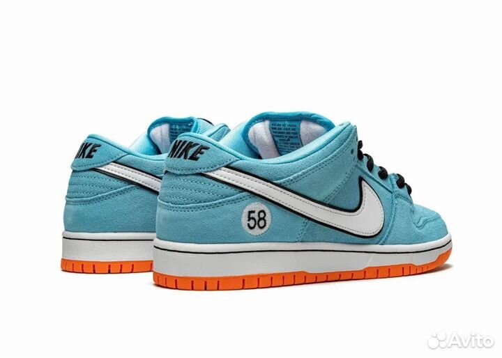 Кроссовки nike sb dunk low club 58 gulf