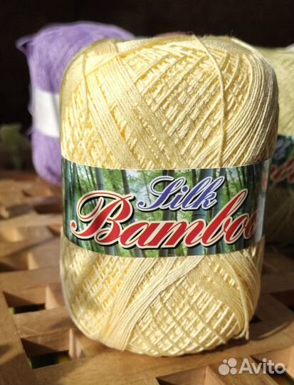 Пряжа Бамбук/шелк