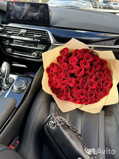 25 роз эквадор 80 см