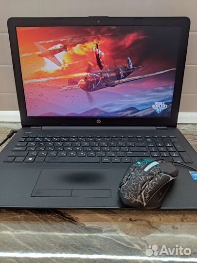 Игровой Мощный HP core i3-5005U-4 ядра/SSD128/озу8