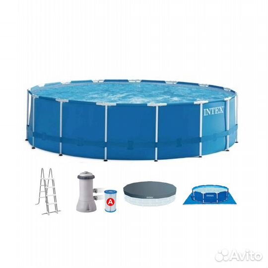 Каркасный бассейн intex 457x122см, 28242