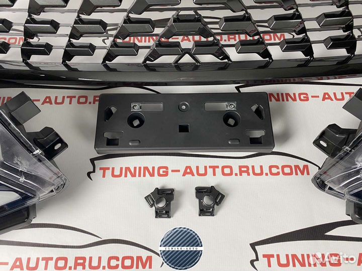 Рестайлинг Lexus GX 460 фары + решетка