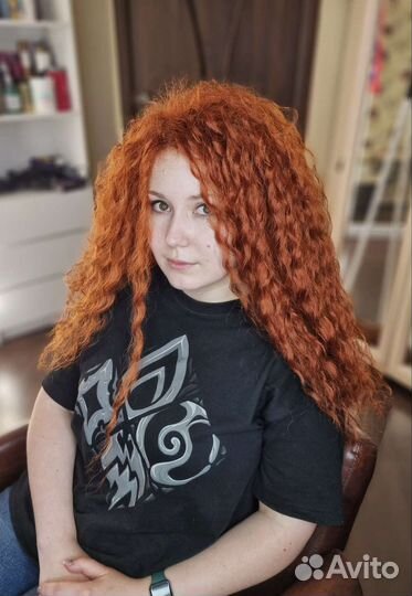 Афрокудри на каркас, афролоконы