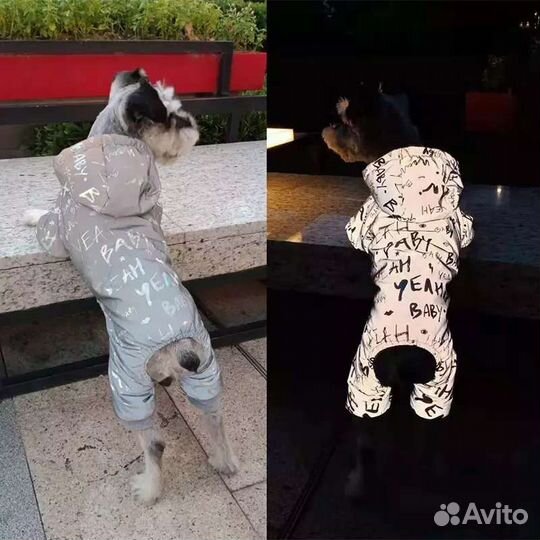 Комбинезон для маленькой собаки зима